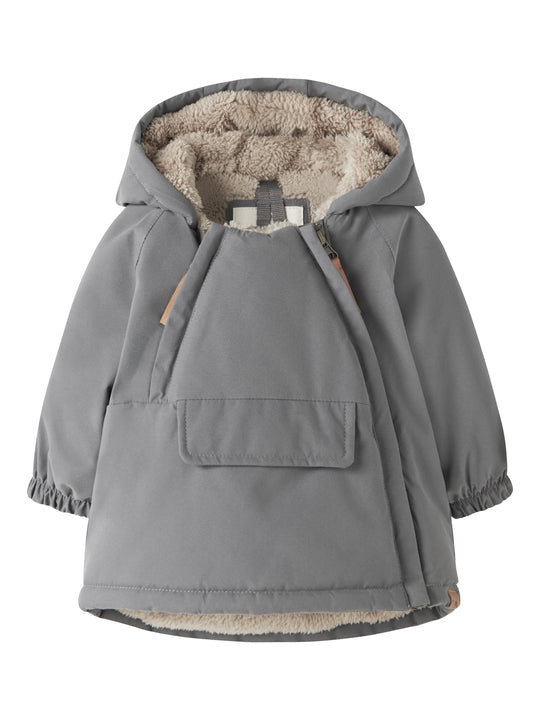 Lil Atelier Lasnow05 - Jacket Solid FO - Poppy Seed