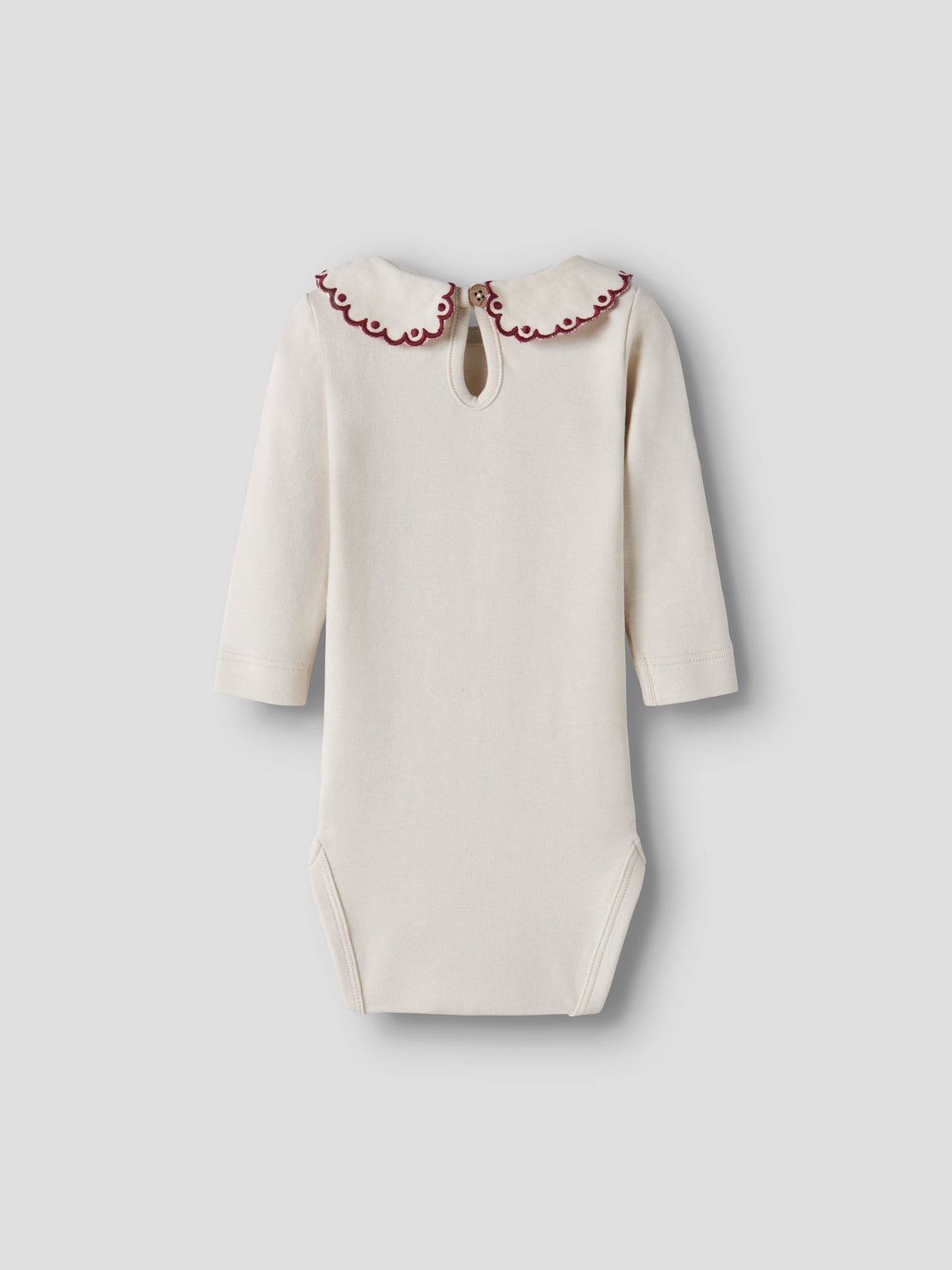 Lil' Atelier Fundo – Lia LS Slim Body - Turtledove / Biking Red