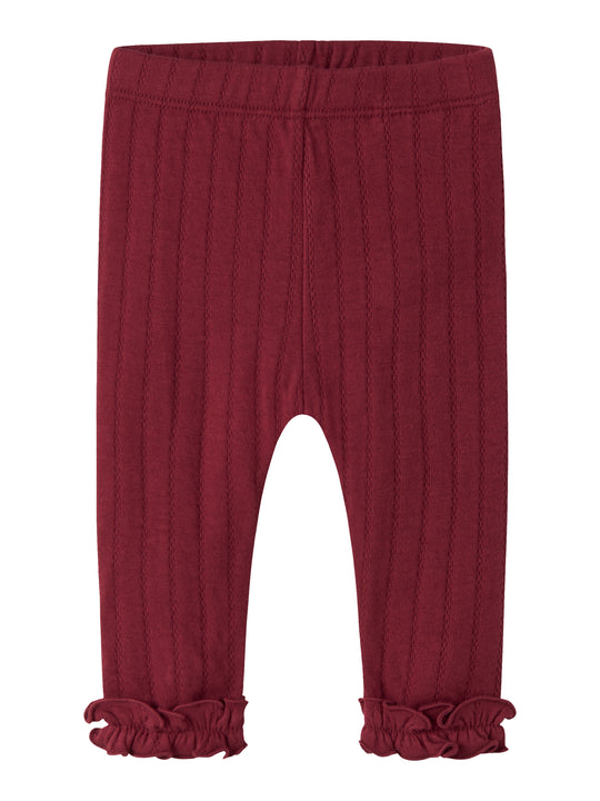 Lil Atelier River - Slim Leggings - Biking Red