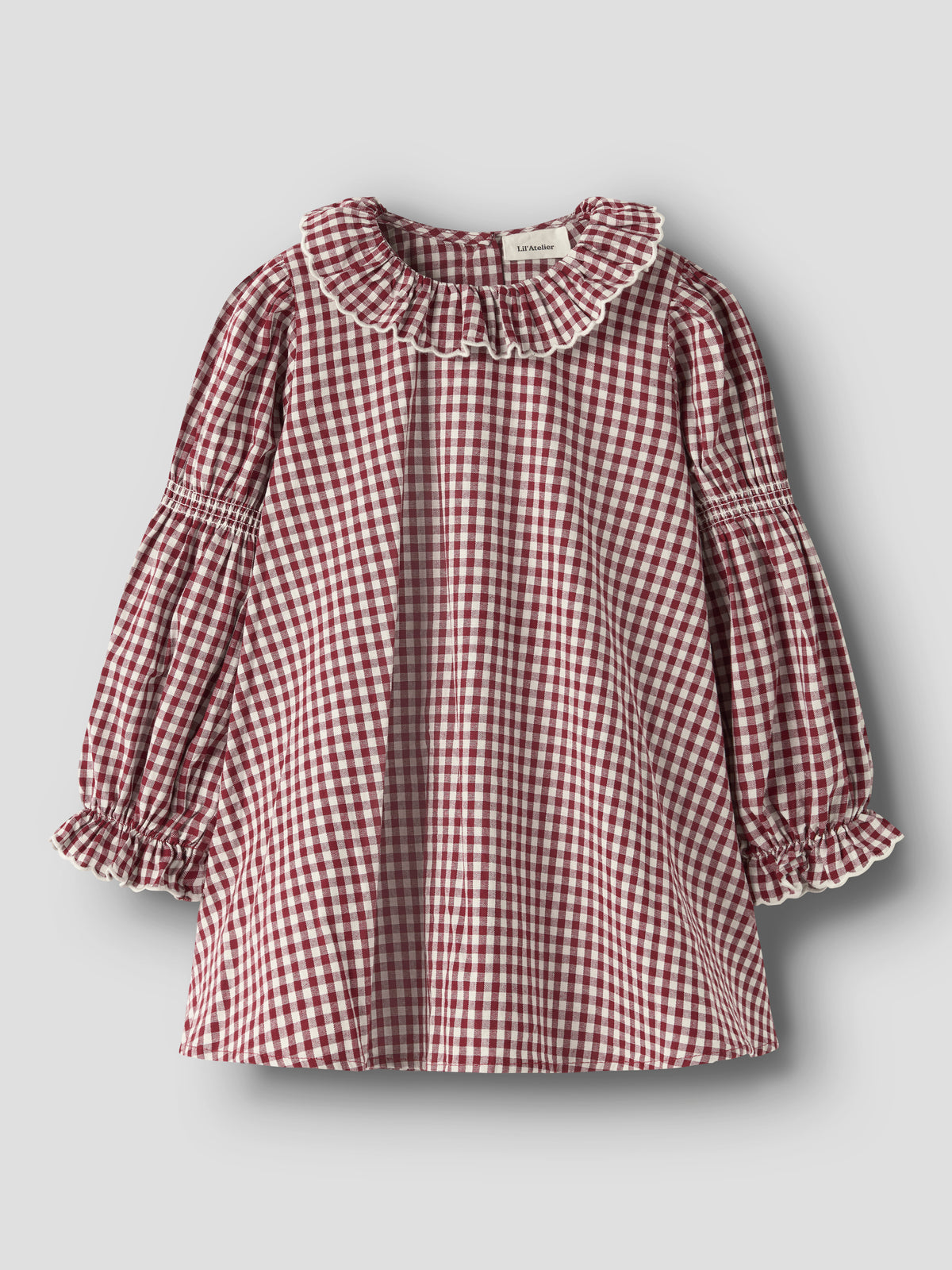 Lil Atelier Roanne - LS Loose Dress - Biking Red