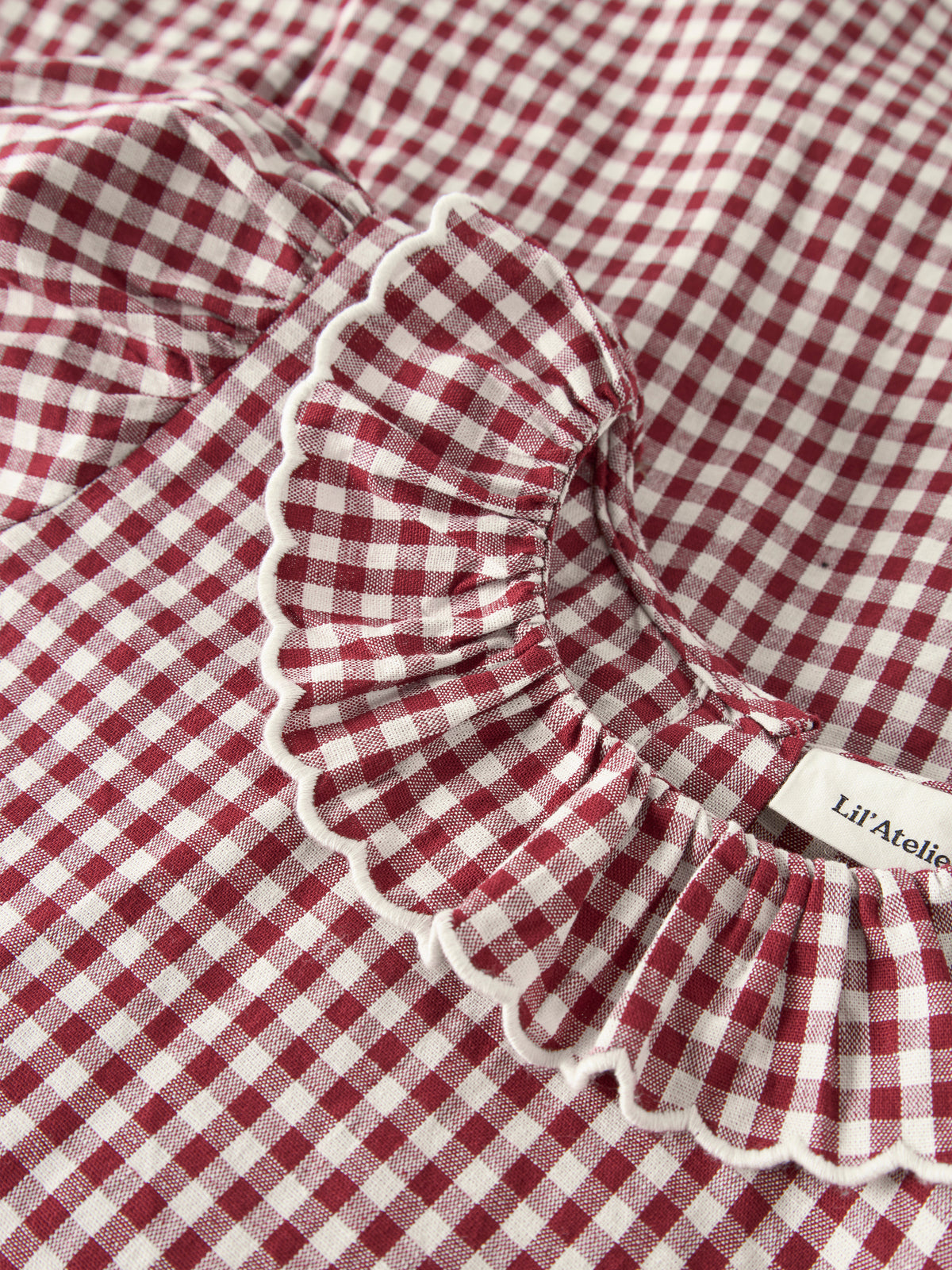Lil Atelier Roanne - LS Loose Dress - Biking Red