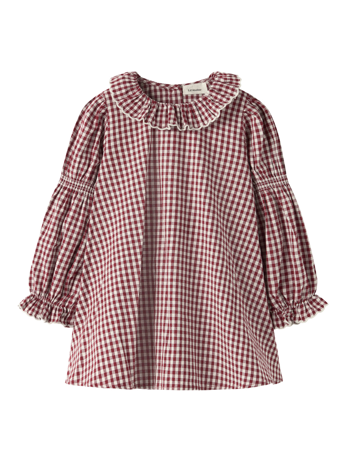 Lil Atelier Roanne - LS Loose Dress - Biking Red