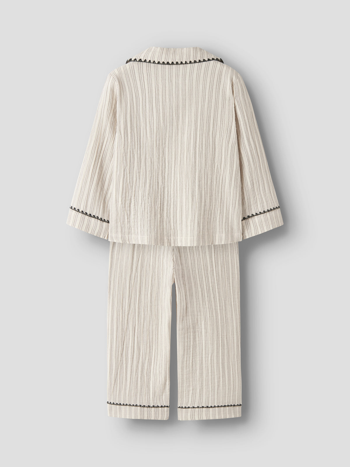Lil Atelier Sage - Nun Pyjamas Set - Turtledove / Mulled Basil