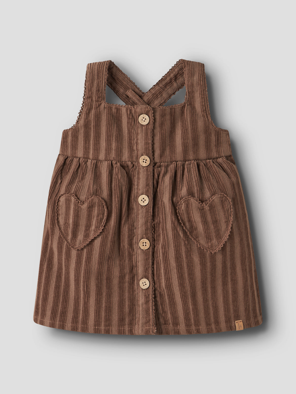 Lil Atelier Ros - Cord Spencer Dress -  Partridge