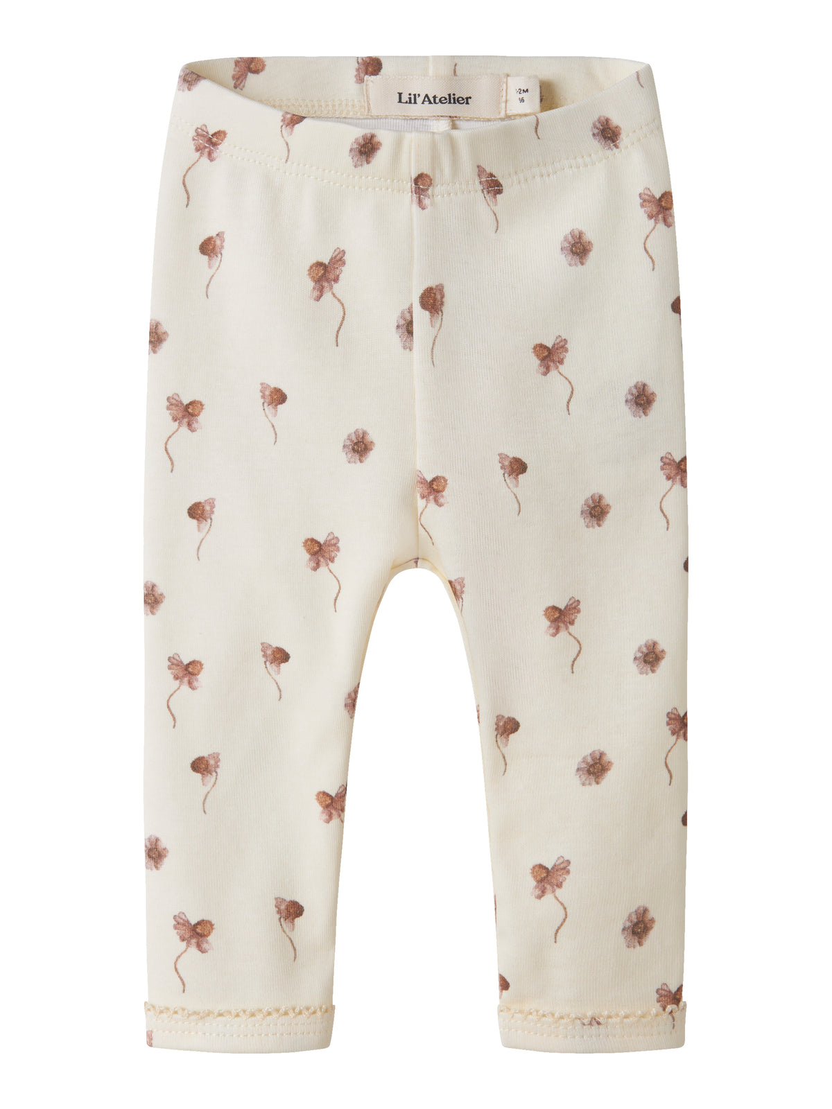 Lil Atelier Layo - Sin Slim Leggings - Turtledove / ECHINACEA