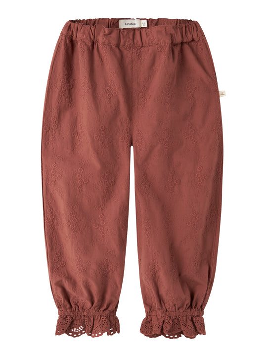 Lil Atelier - Nopa Loose Pant - Mahogany