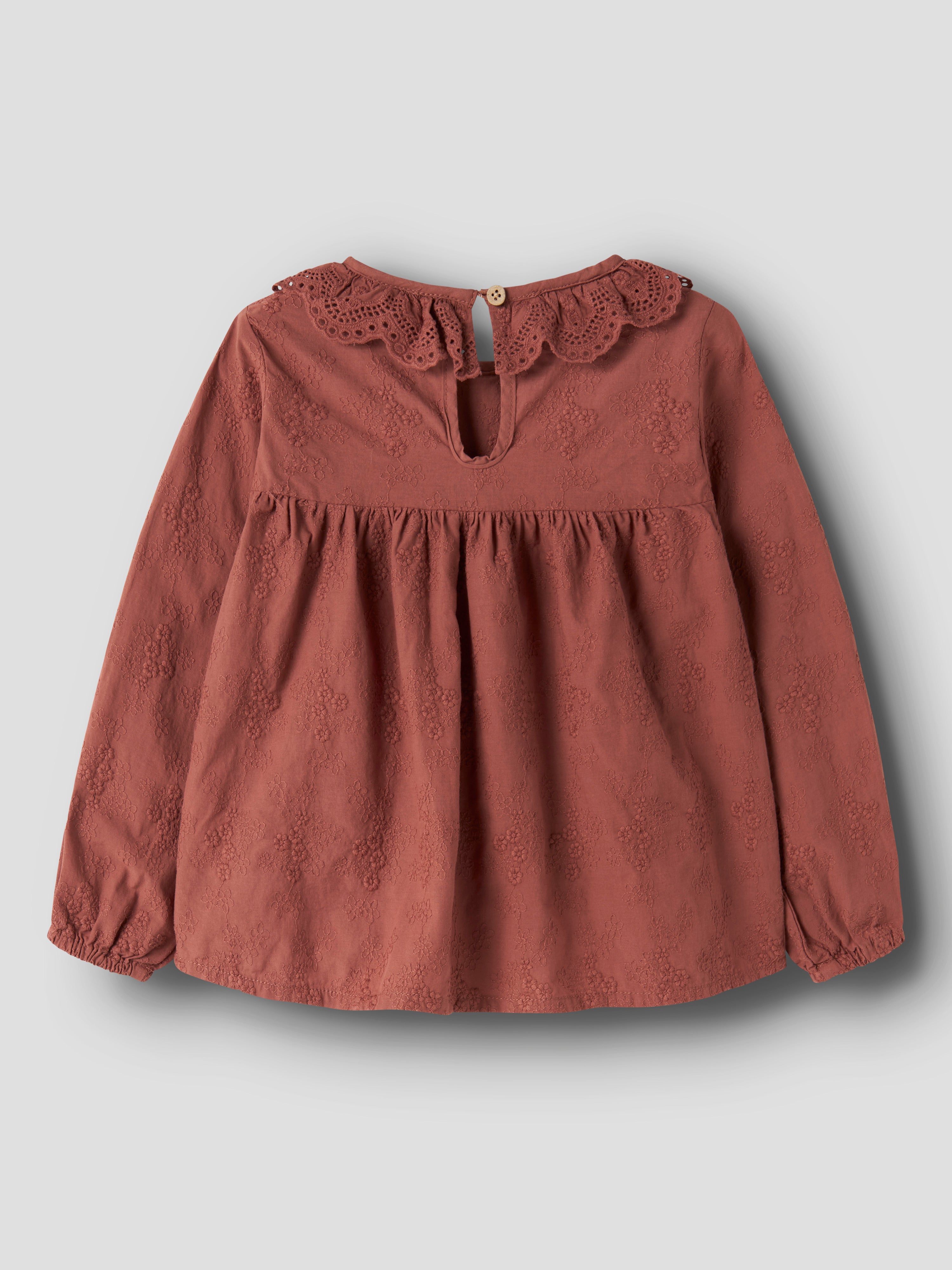 Lil Atelier - Nopa LS Loose Shirt - Mahogany