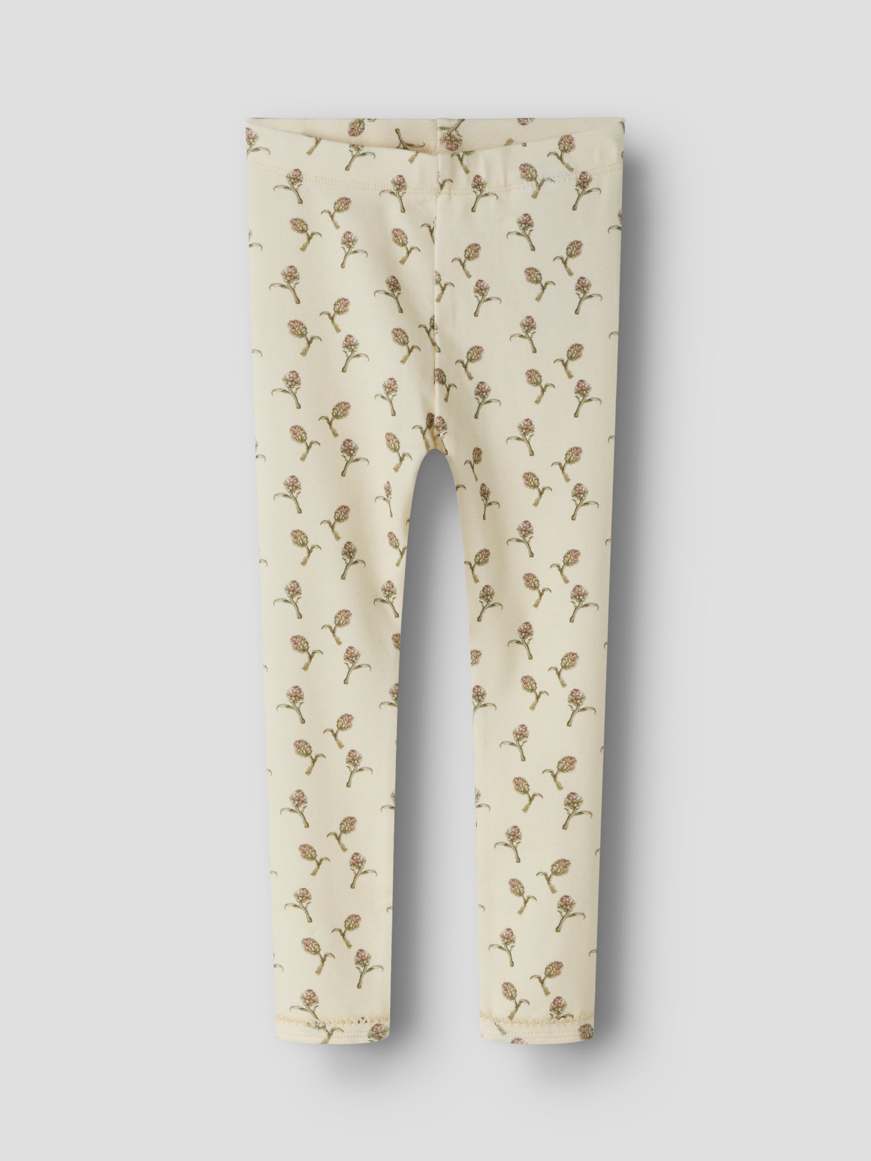 Lil Atelier Gayo - Sag Slim Leggings - Turtledove / Artichoke