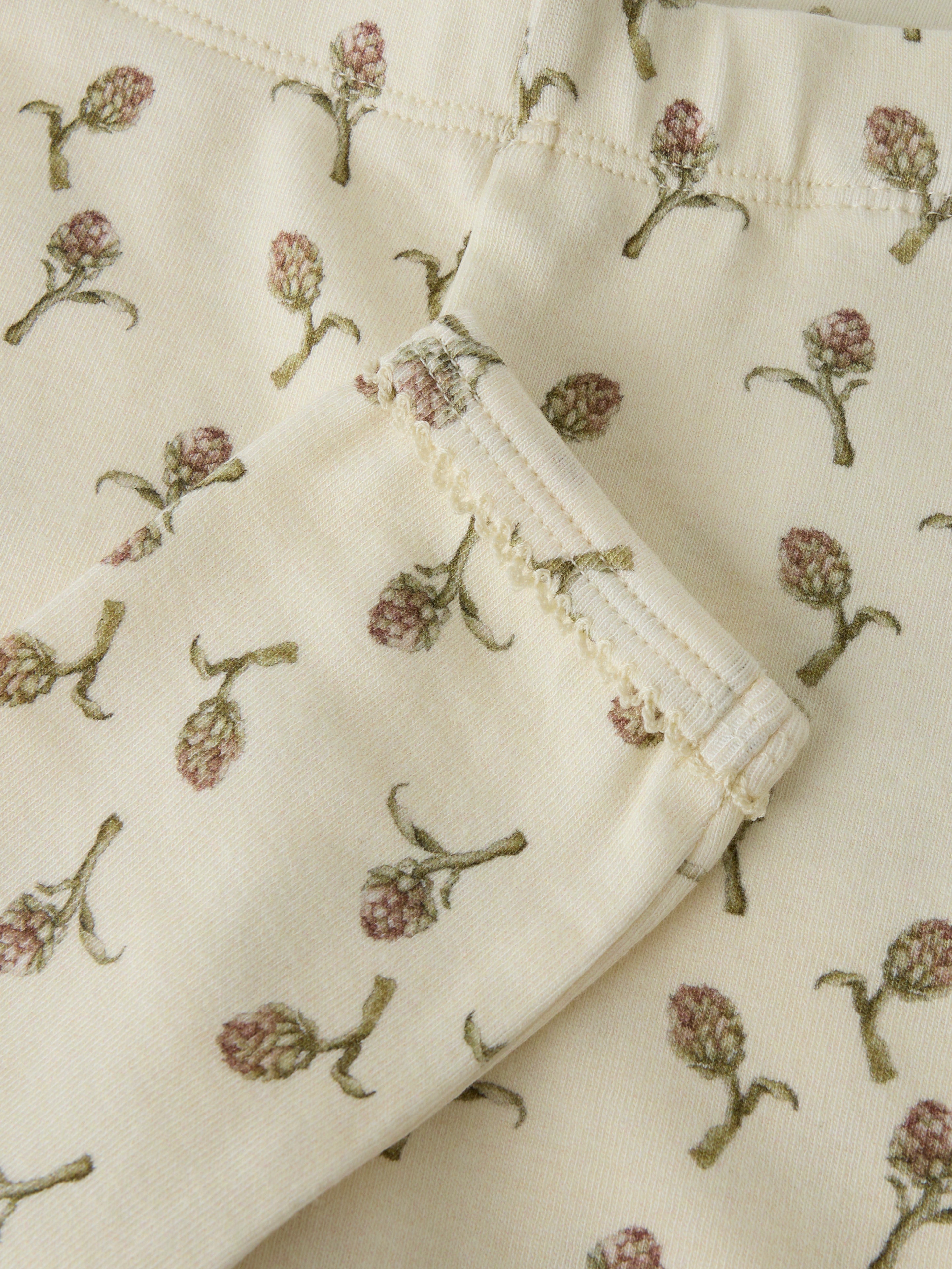 Lil Atelier Gayo - Sag Slim Leggings - Turtledove / Artichoke