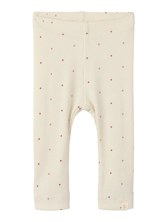 Lil Atelier Gago - Kye Slim Legging - Turtledove / Dot