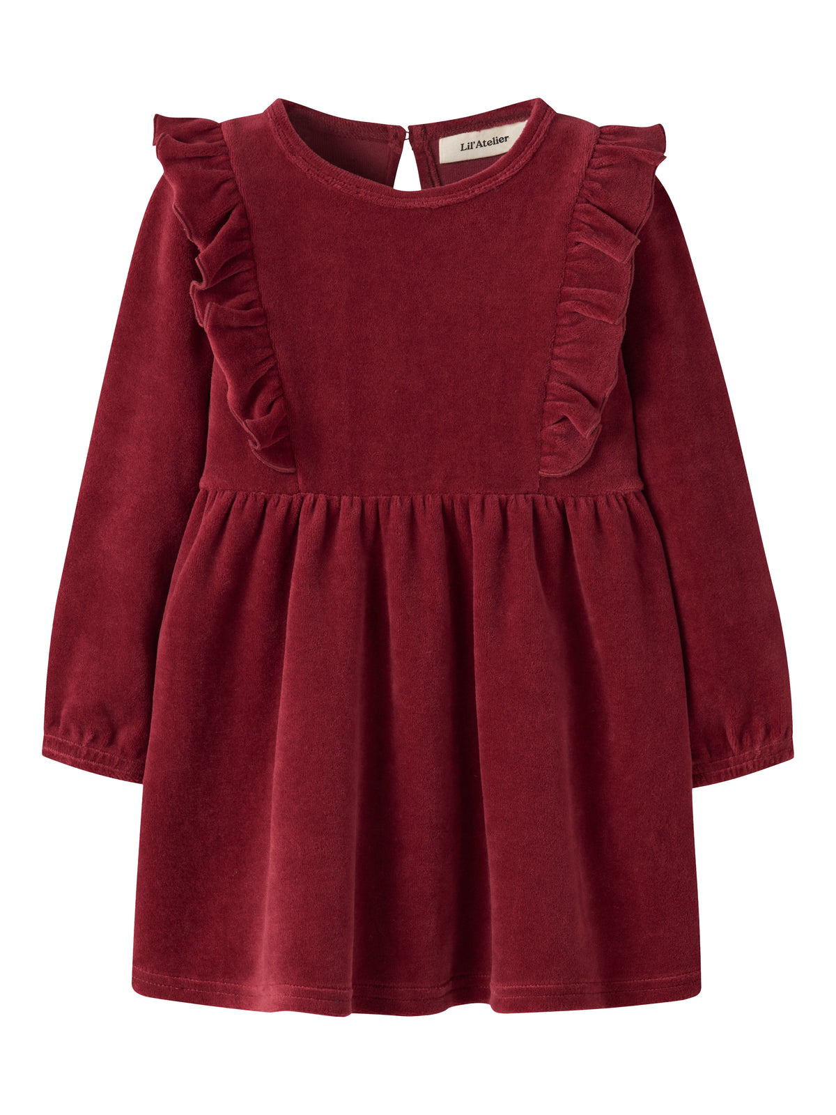 Lil Atelier Saga - Sag LS Dress - Biking Red
