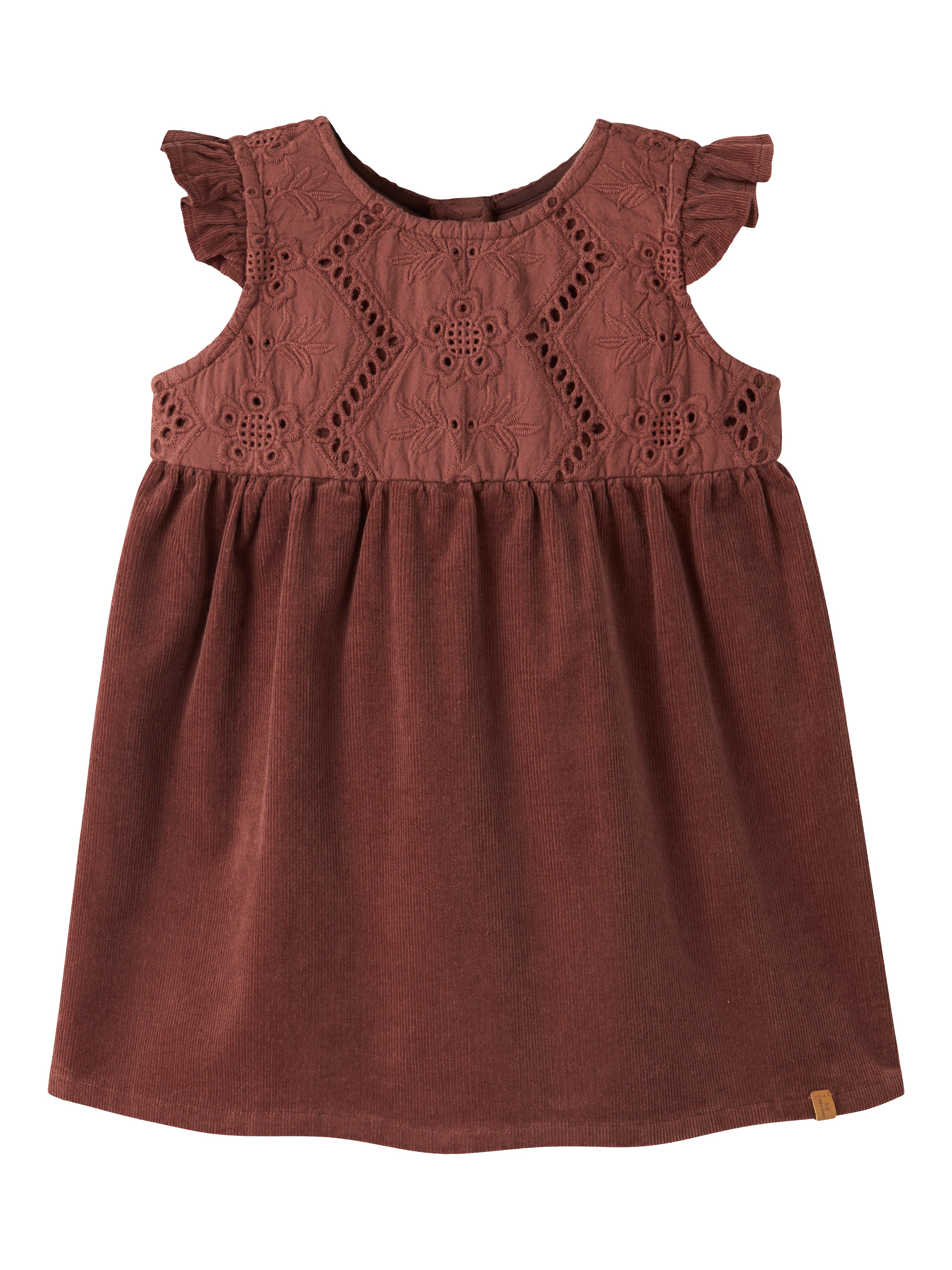 Lil Atelier Onellas - Cord Skirtall - Mahogany