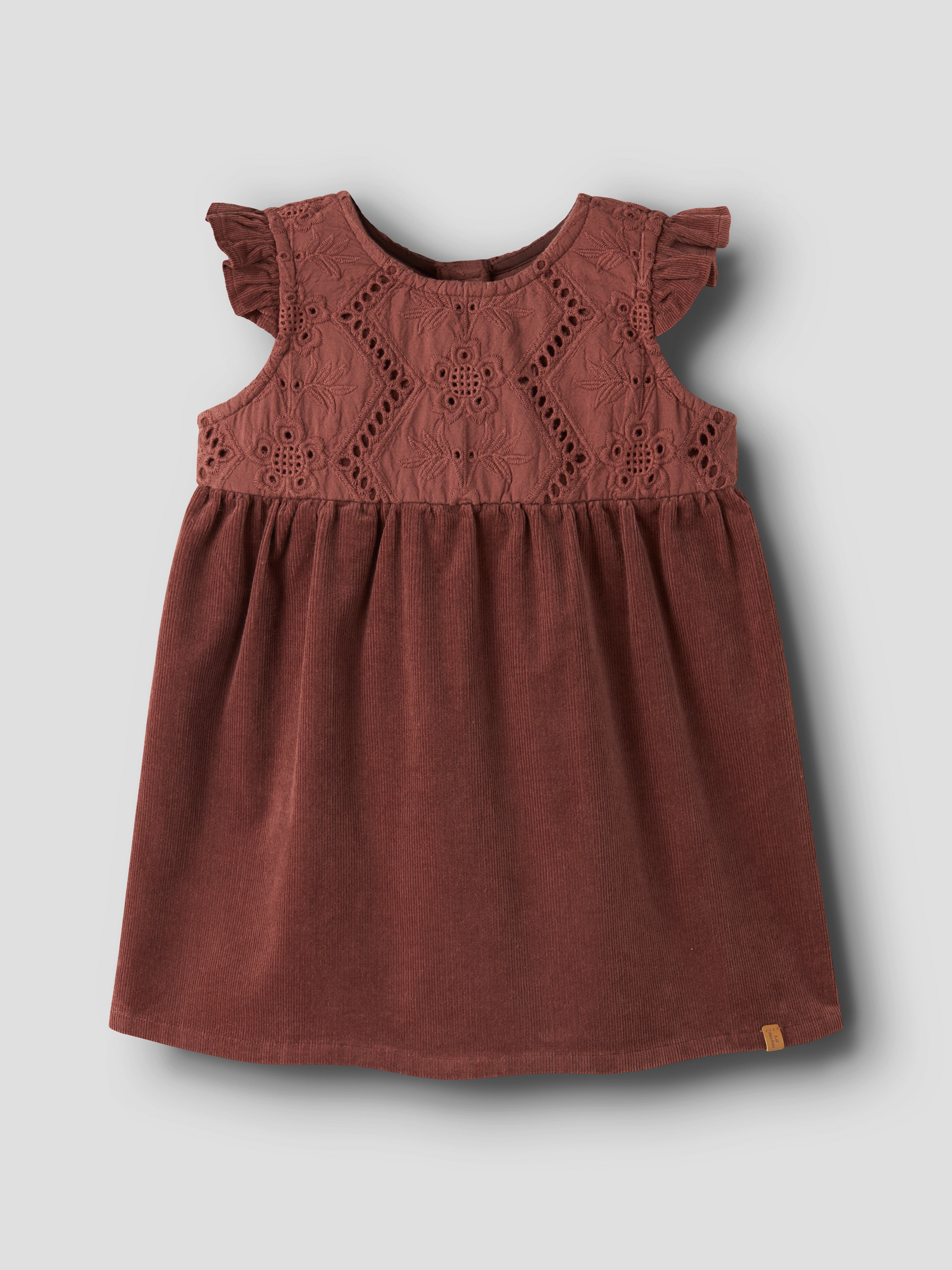 Lil Atelier Onellas - Cord Skirtall - Mahogany