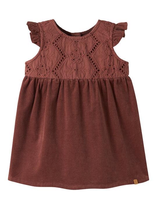 Lil Atelier Onellas - Cord Skirtall - Mahogany
