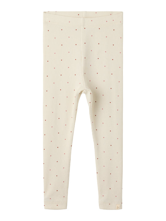 Lil Atelier Gago - Kye Slim Legging - Turtledove / Dot