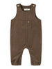 Lil Atelier Somba - Loose Cord Overall -  Teak