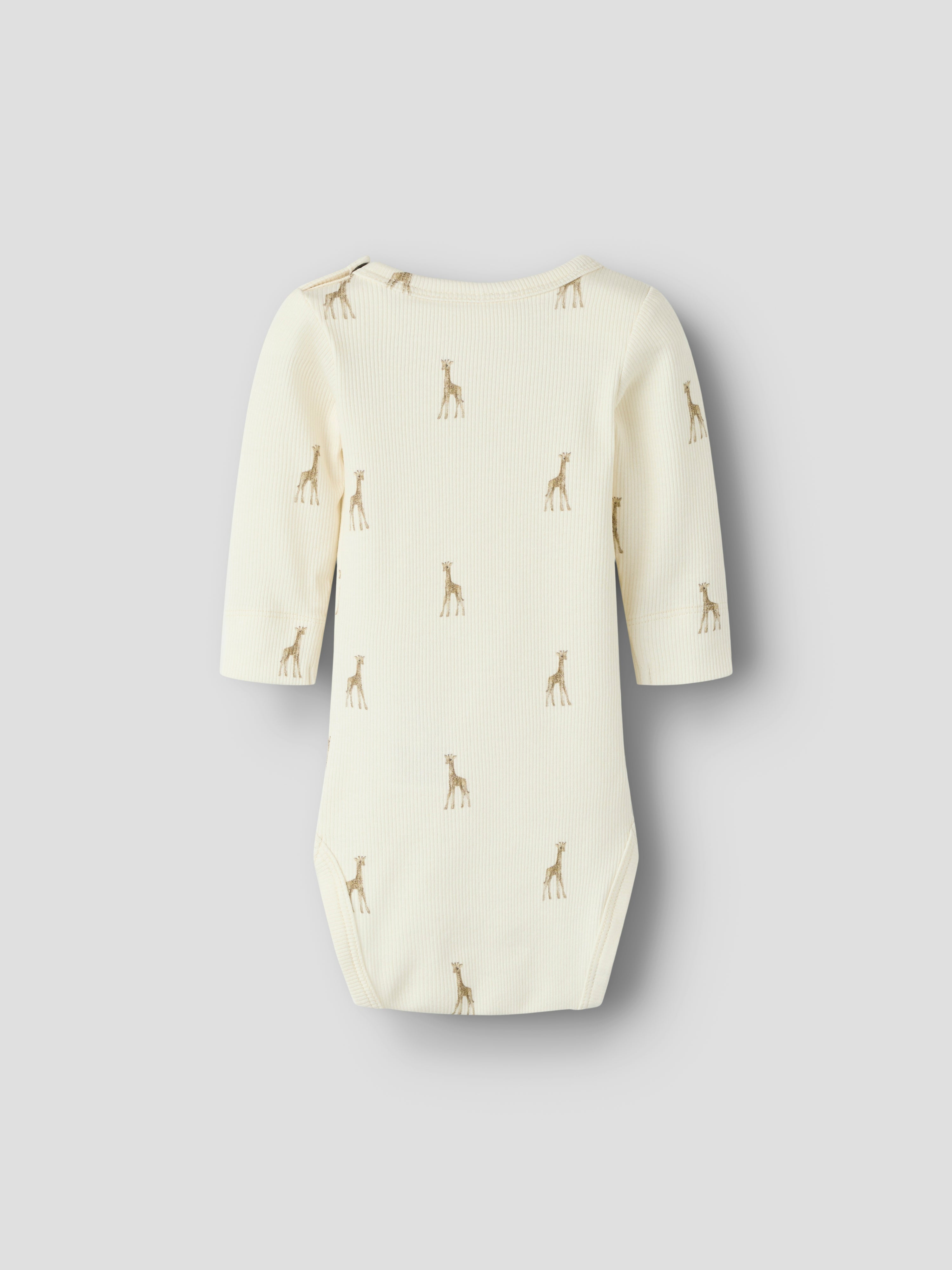 Lil Atelier Gavo - Emo LS Slim Body - Turtledove/Giraffe