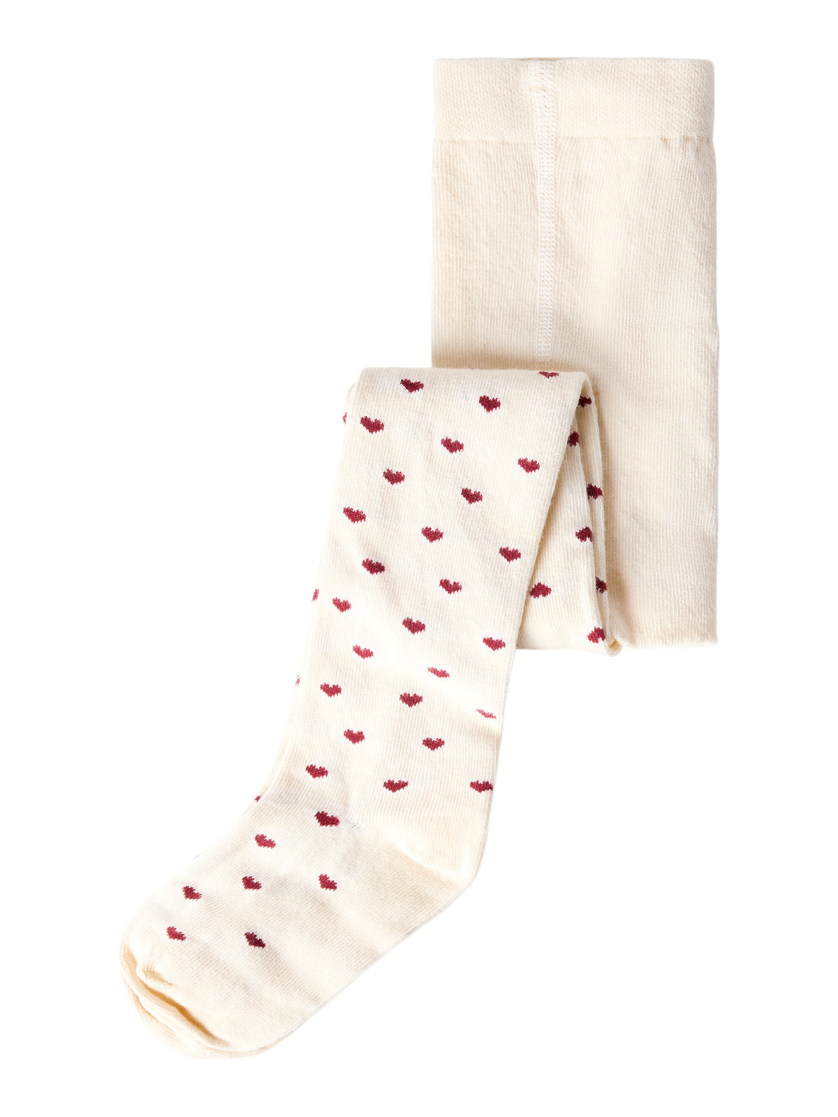Lil Atelier Reba - Len Pantyhose - Turtledove Biking Red