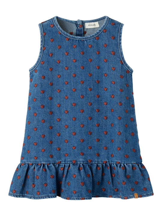Lil Atelier Liva - Lea Spencer - Dark Blue Denim/Hearts
