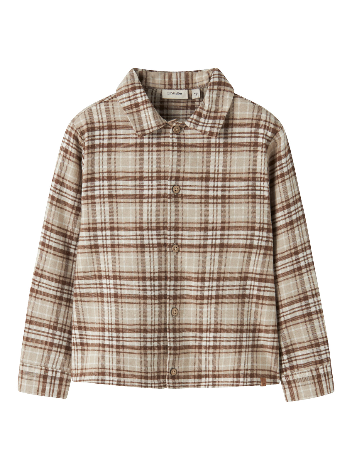 Lil Atelier Renrik - LS Loose Shirt - White Pepper