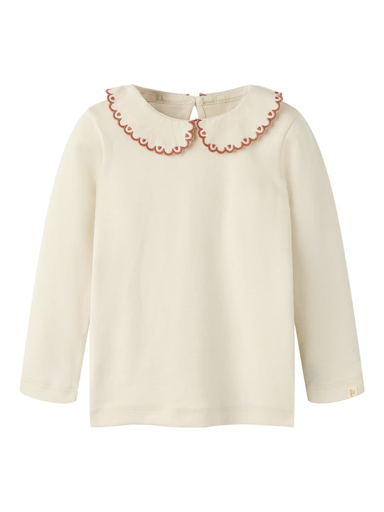 Lil Atelier Fundo - Loa LS Slim Top - Turtledove