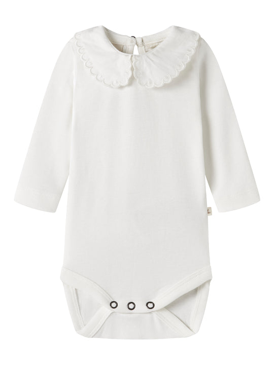 Lil Atelier Fundo - Lia LS Slim Body - Coconut Milk / Coconut Milk