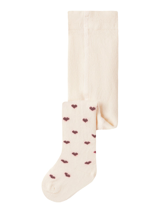 Lil Atelier Reba - Len Pantyhose - Turtledove / Rose Taupe