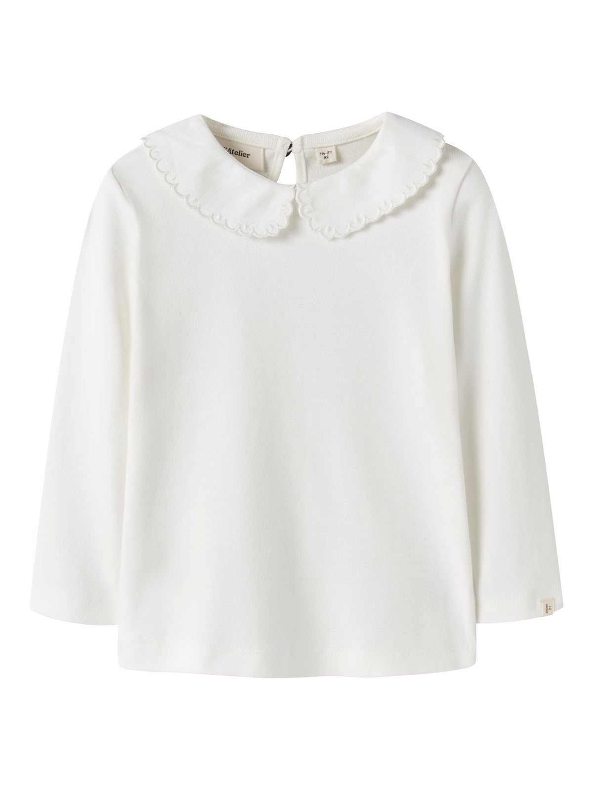 Lil Atelier Fundo - Lia LS Slim Top - Coconut Milk / Coconut Milk