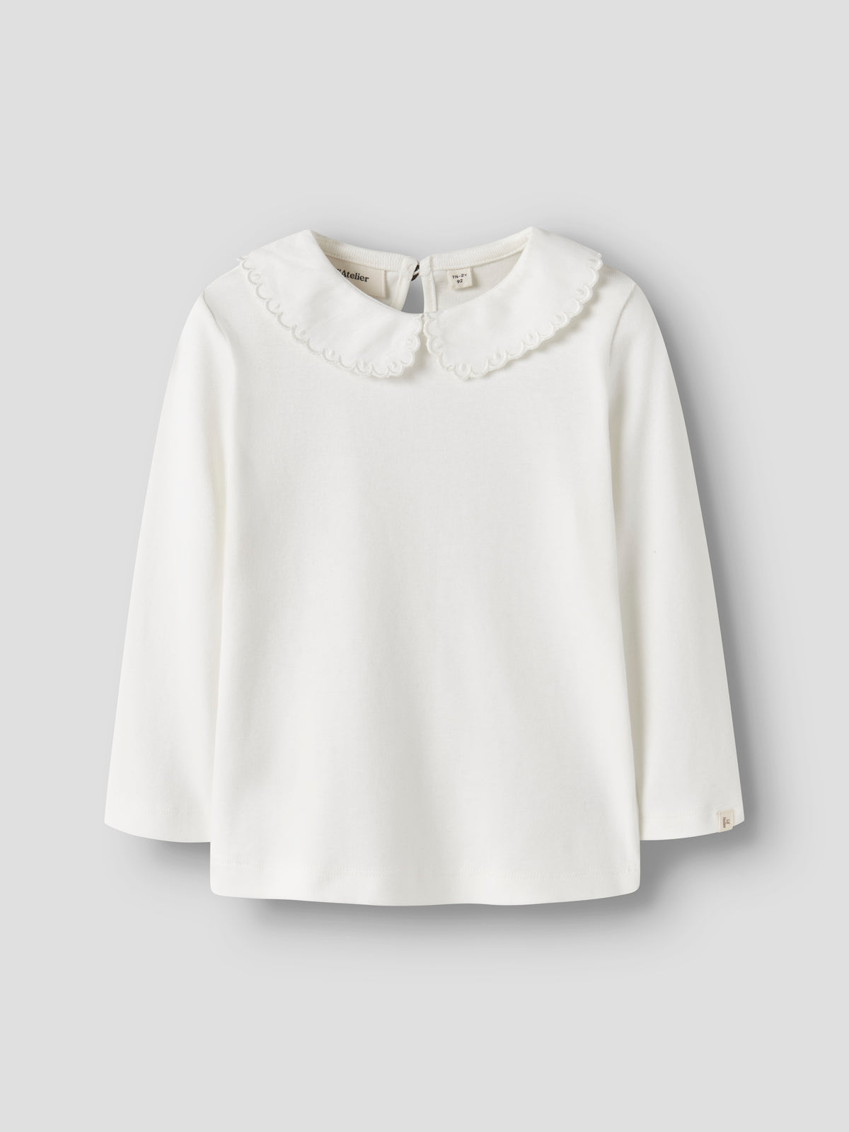 Lil Atelier Fundo - Lia LS Slim Top - Coconut Milk / Coconut Milk