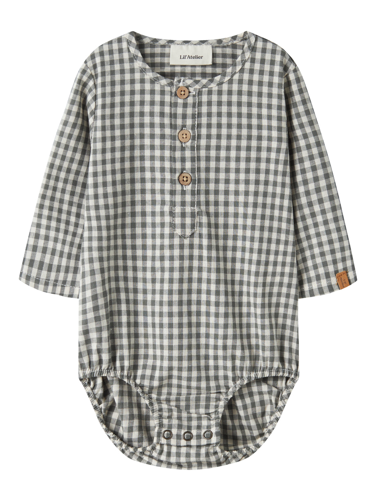 Lil Atelier Roanne - LS Body Shirt - Mulled Basil