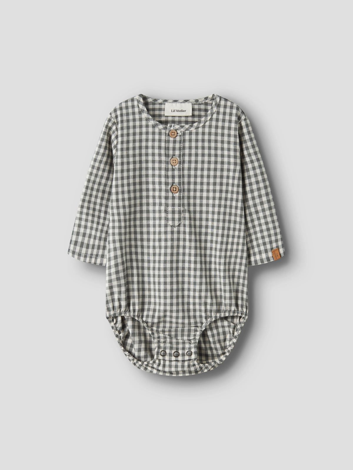 Lil Atelier Roanne - LS Body Shirt - Mulled Basil