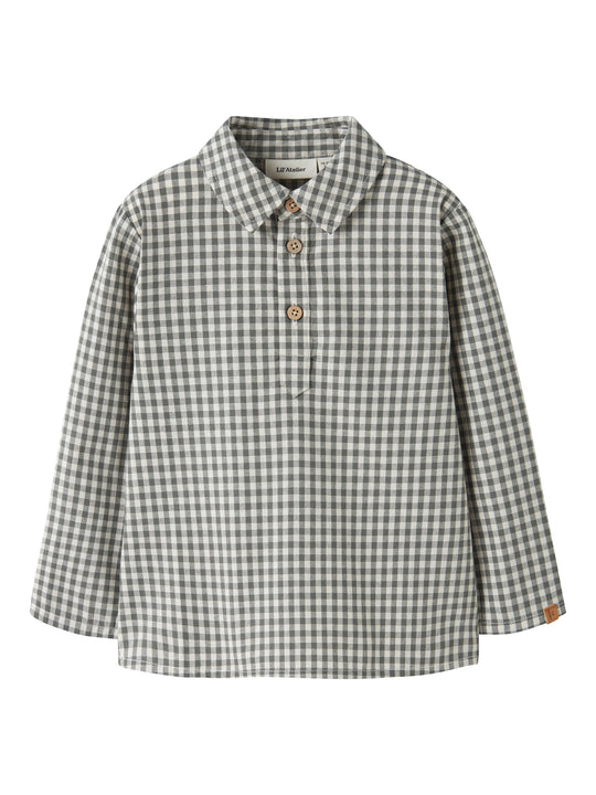 Lil Atelier Roanne - LS Loose Shirt - Mulled Basil