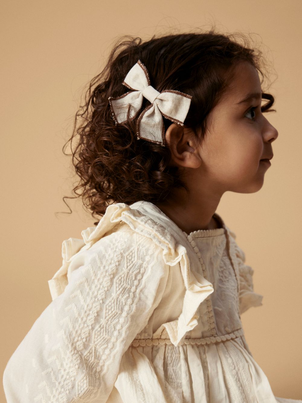 Lil Atelier Roso LS Dress - Turtledove