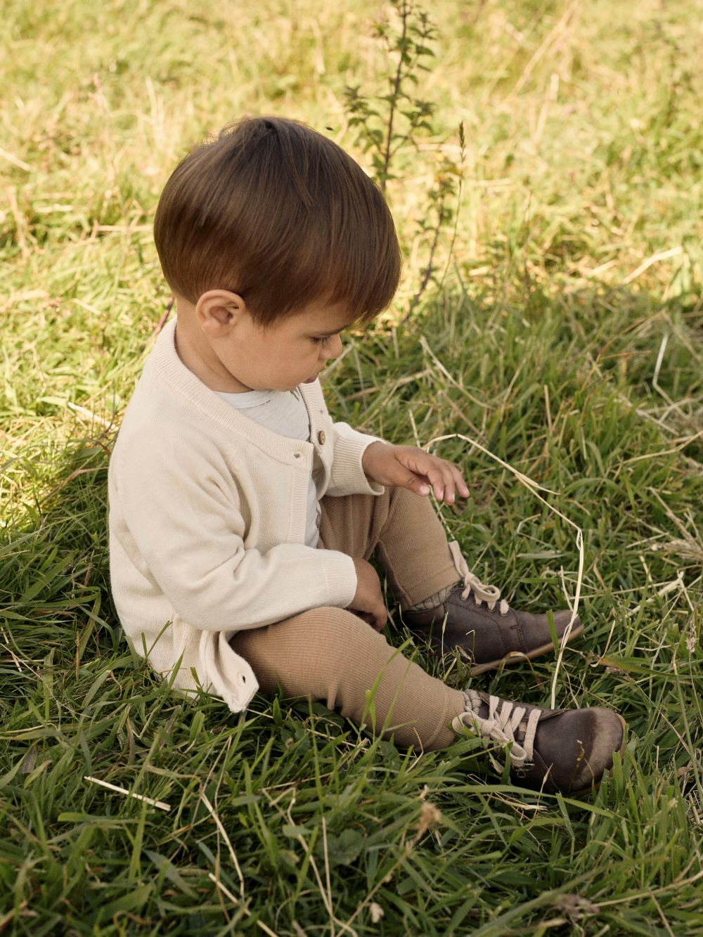 Lil Atelier Noel Nab Wool Leggings - Tigers Eye