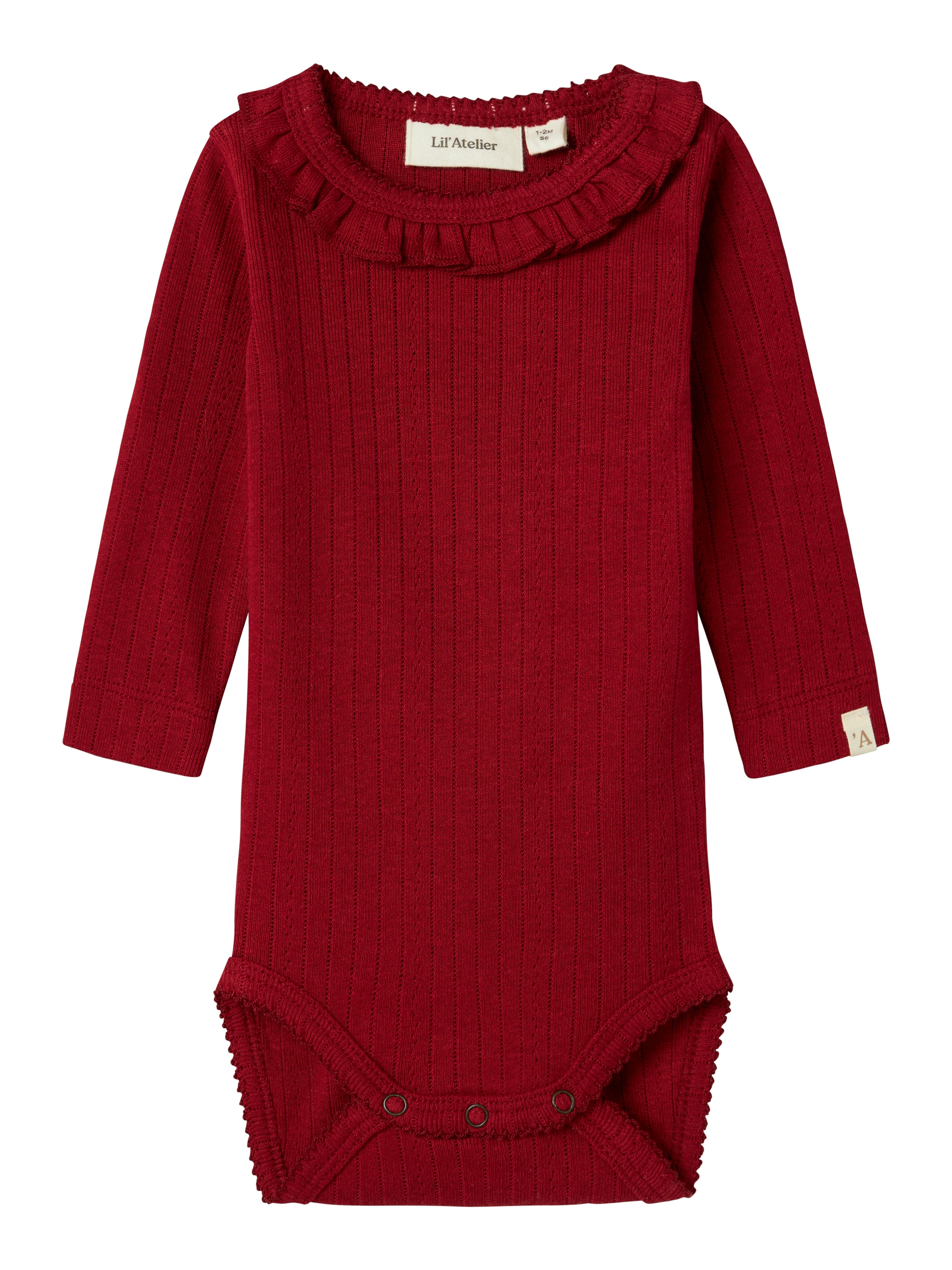 Lil Atelier Rachel Non Slim Body - Red Dahlia