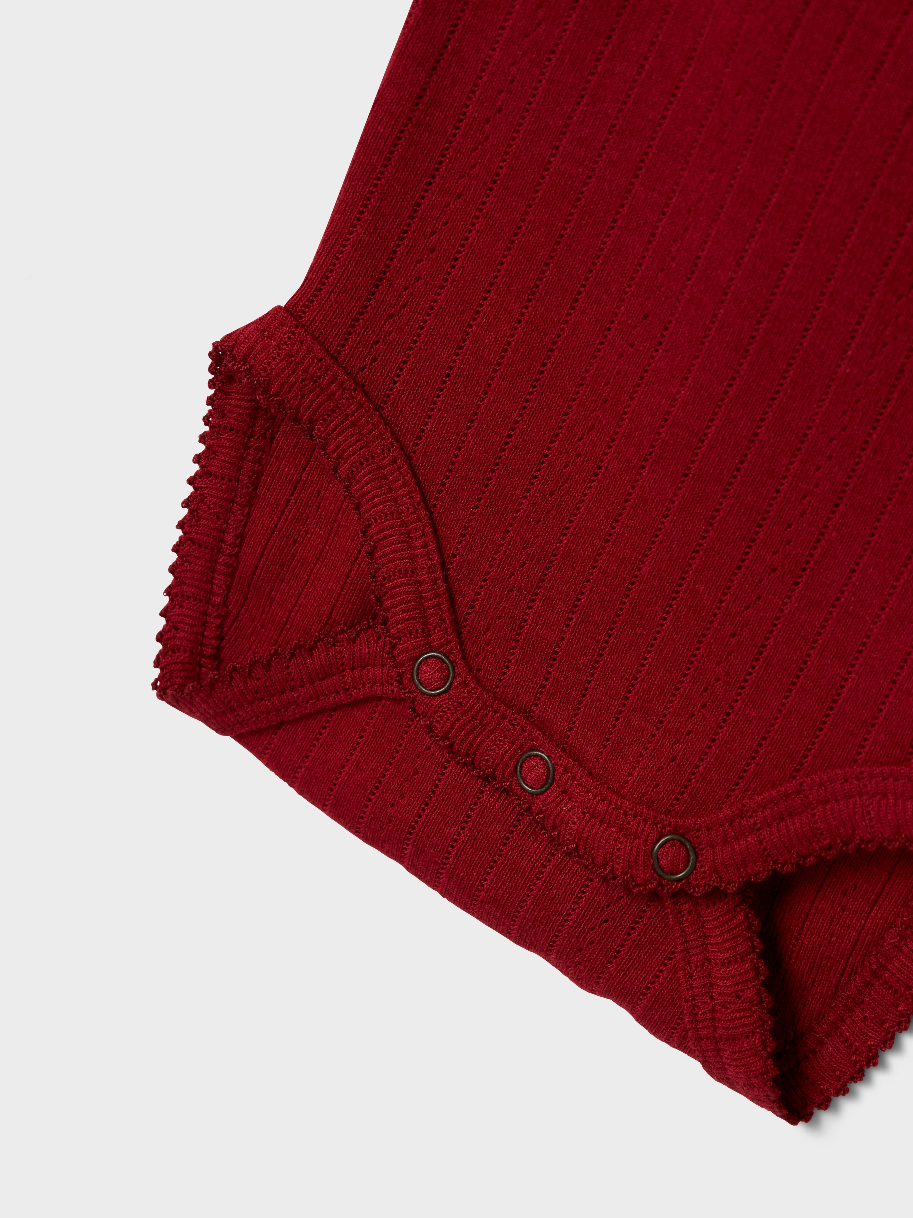 Lil Atelier Rachel Non Slim Body - Red Dahlia