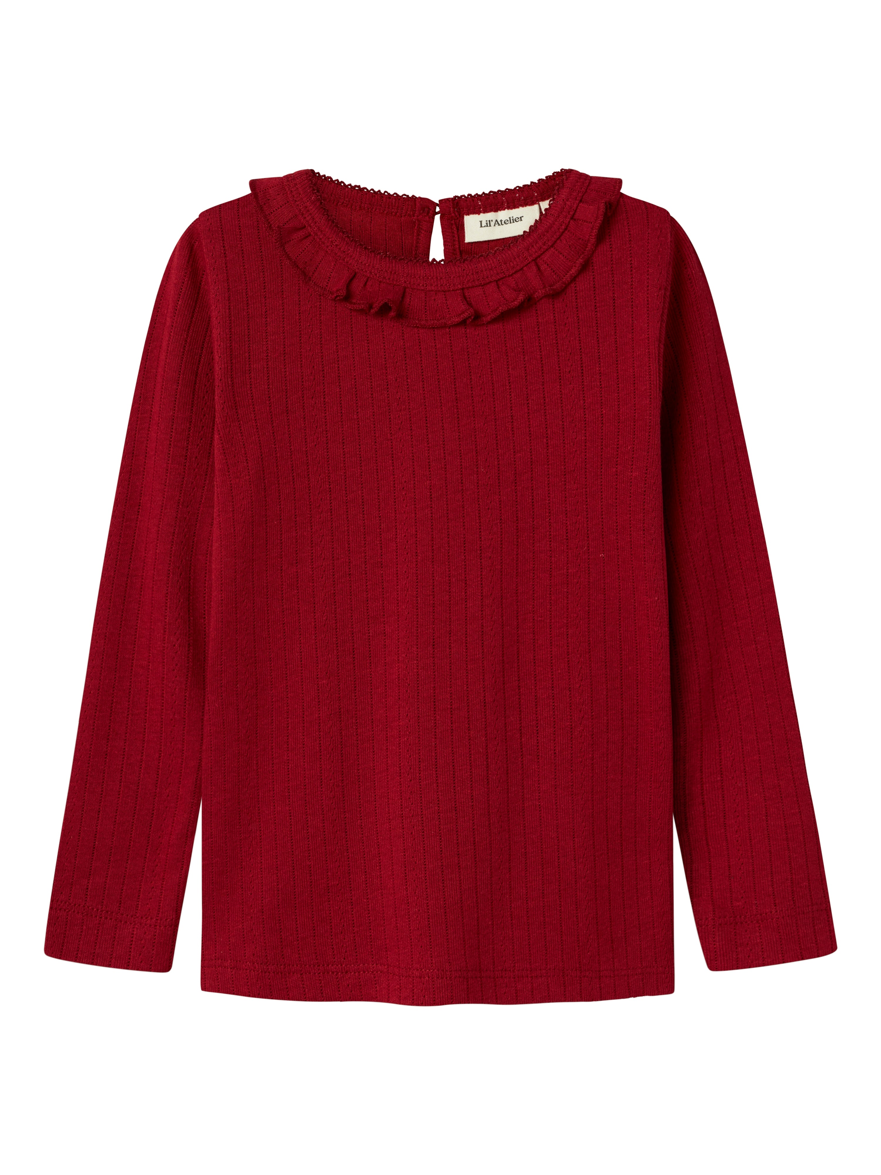 Lil Atelier Rachel Nis Slim Shirt - Red Dahlia
