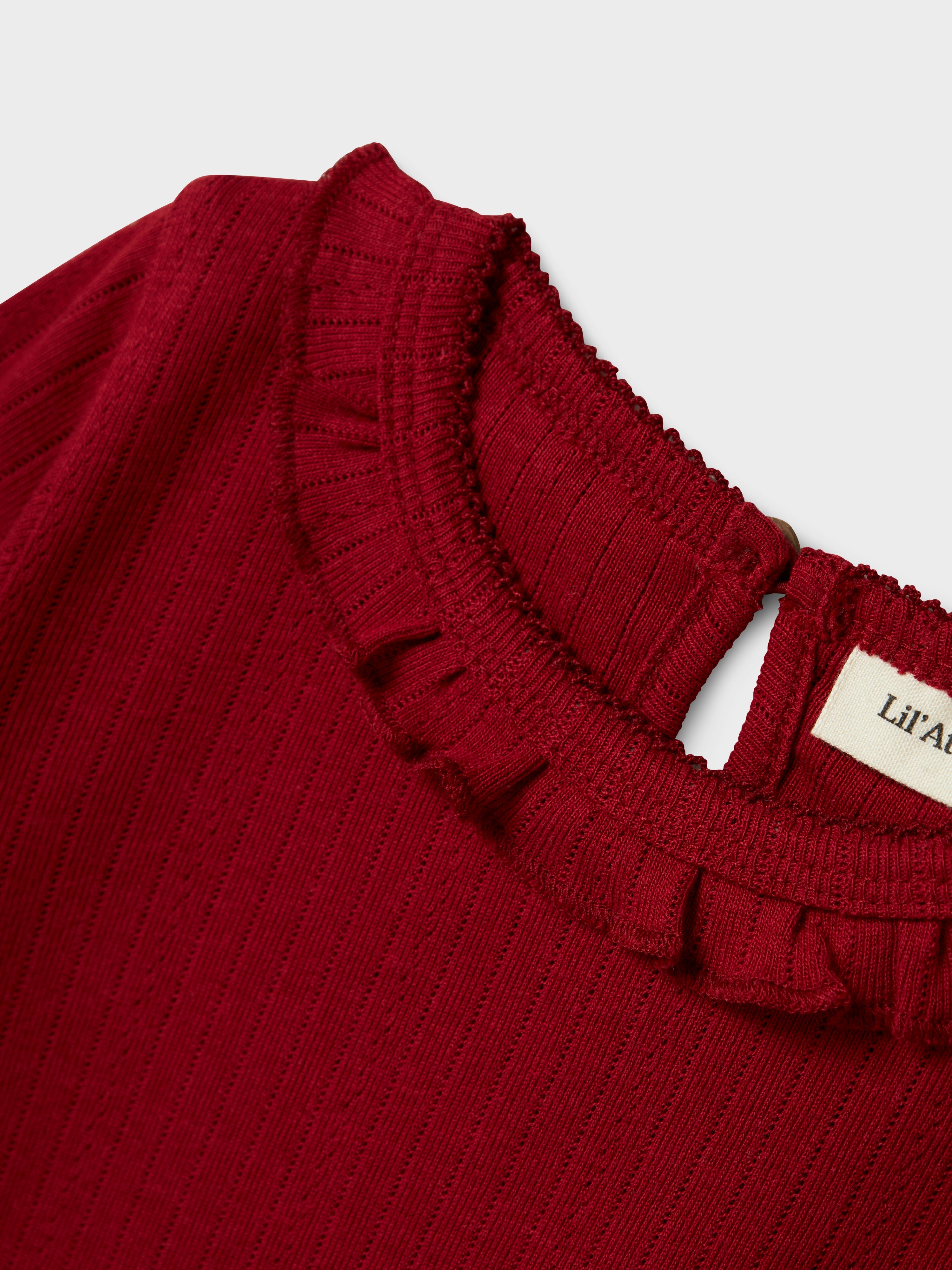 Lil Atelier Rachel Nis Slim Shirt - Red Dahlia