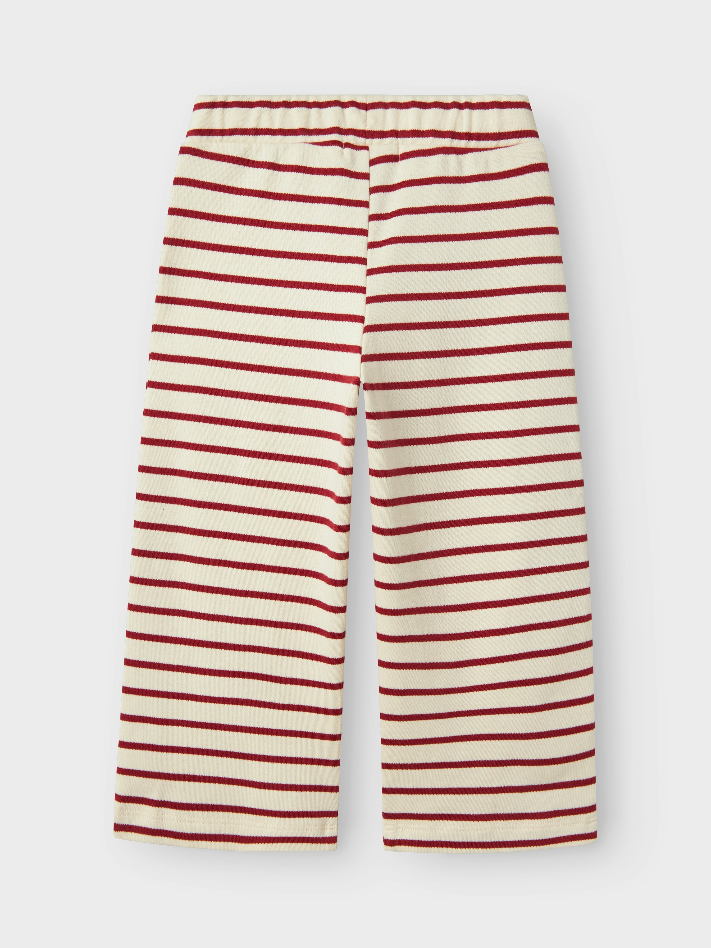 Lil Atelier Limia Wide Pants - Turtledove/Red Dahlia