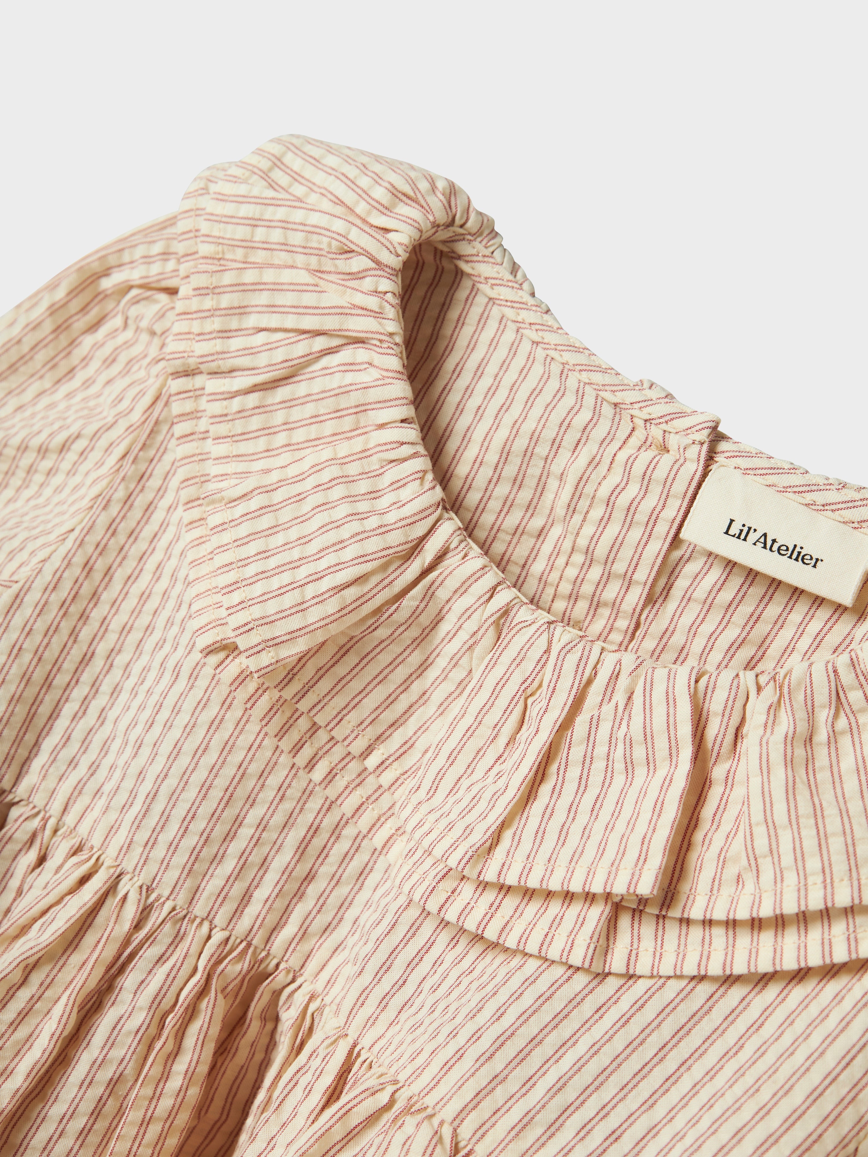 Lil Atelier Lucia LS Dress - Turtledove