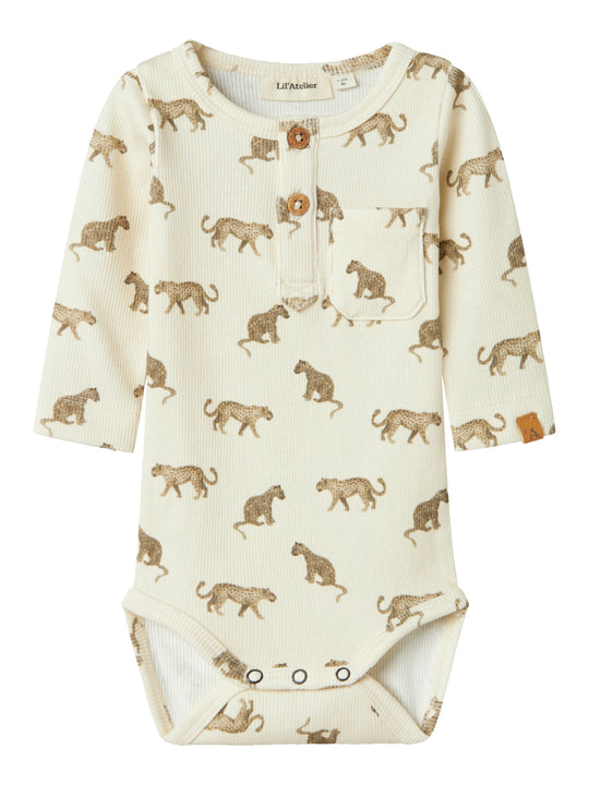 Lil Atelier Lavo Eno Body - Turtledove