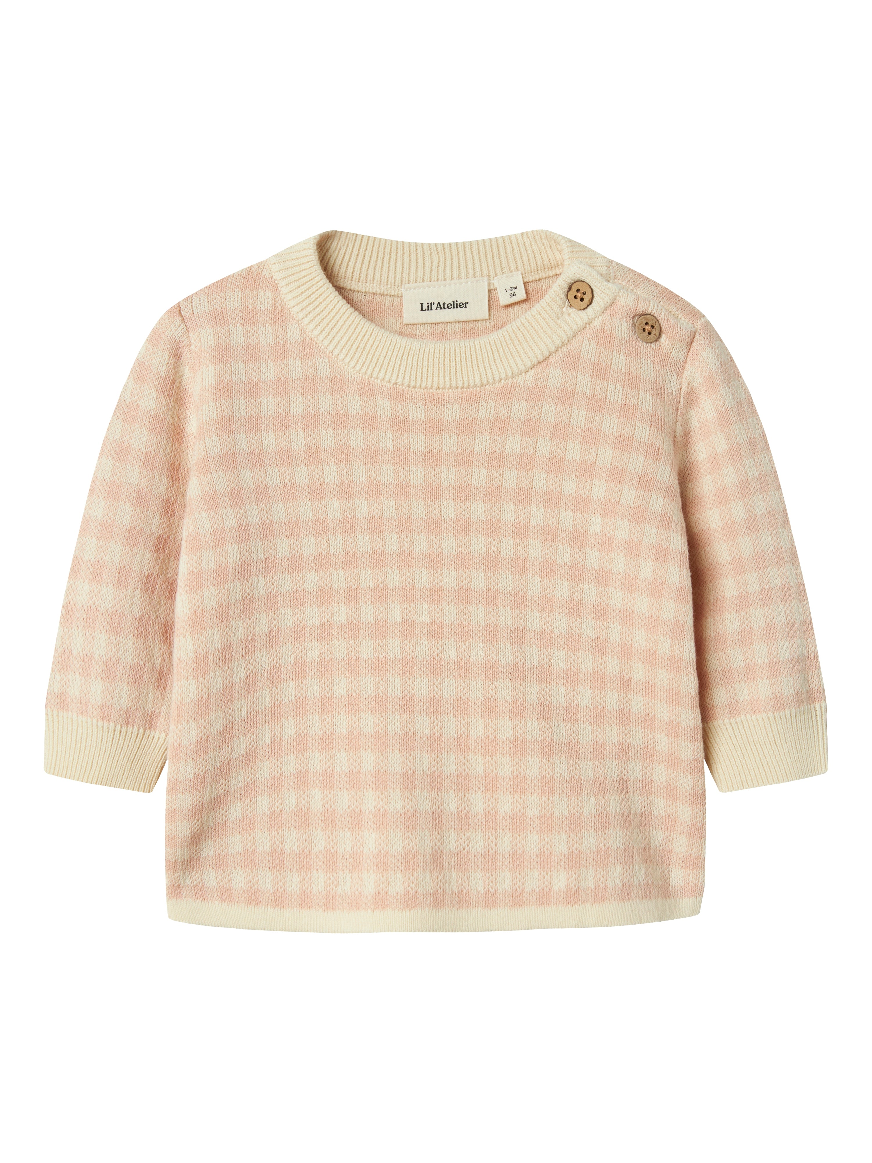 Lil Atelier Nadie Loose Knit - Cameo Rose