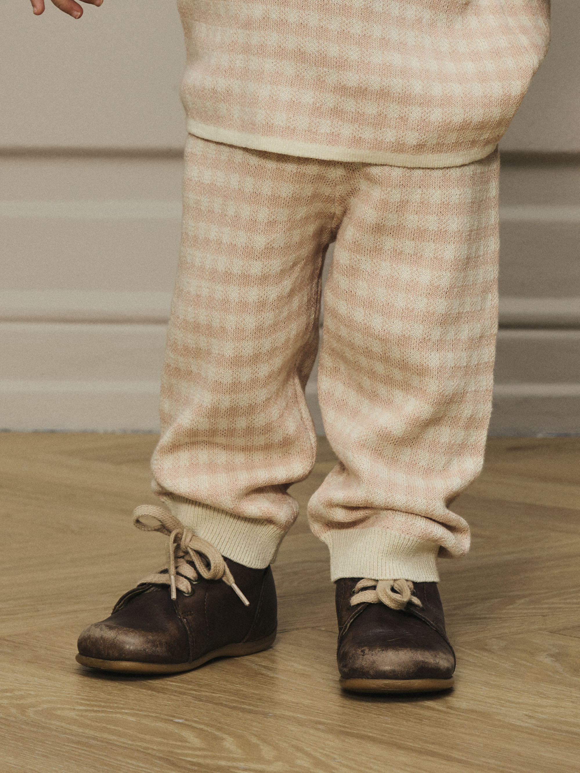 Lil Atelier Nadie Knit Pants - Cameo Rose