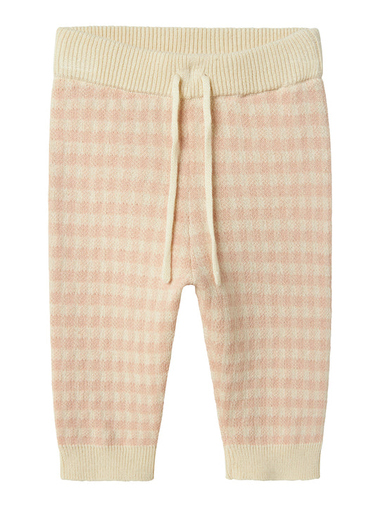Lil Atelier Nadie Knit Pants - Cameo Rose