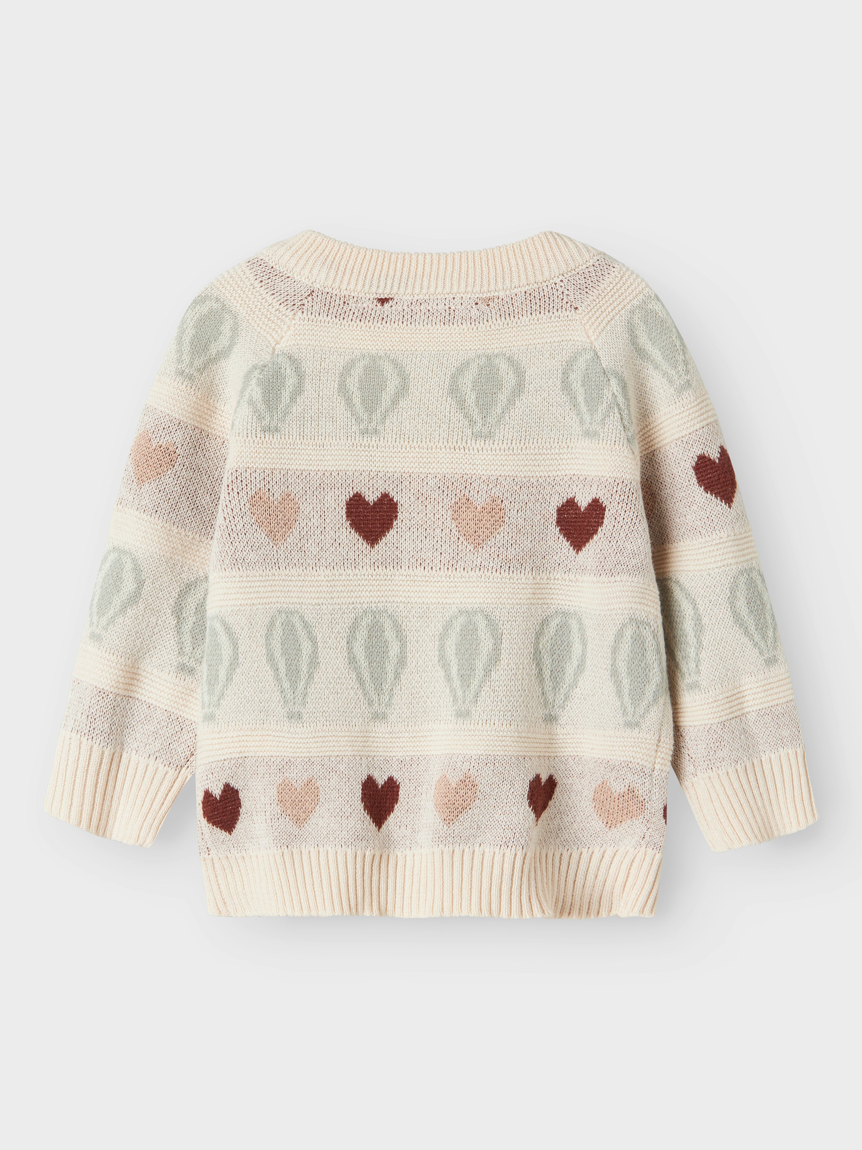 Lil Atelier Lamai Kny Knit Cardigan - Pastel Parchment