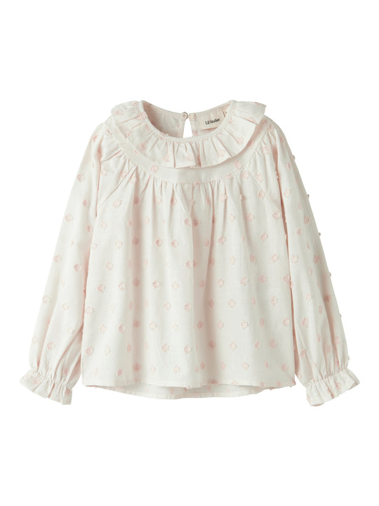Lil Atelier Nethe Loose Shirt - Pastel Parchment
