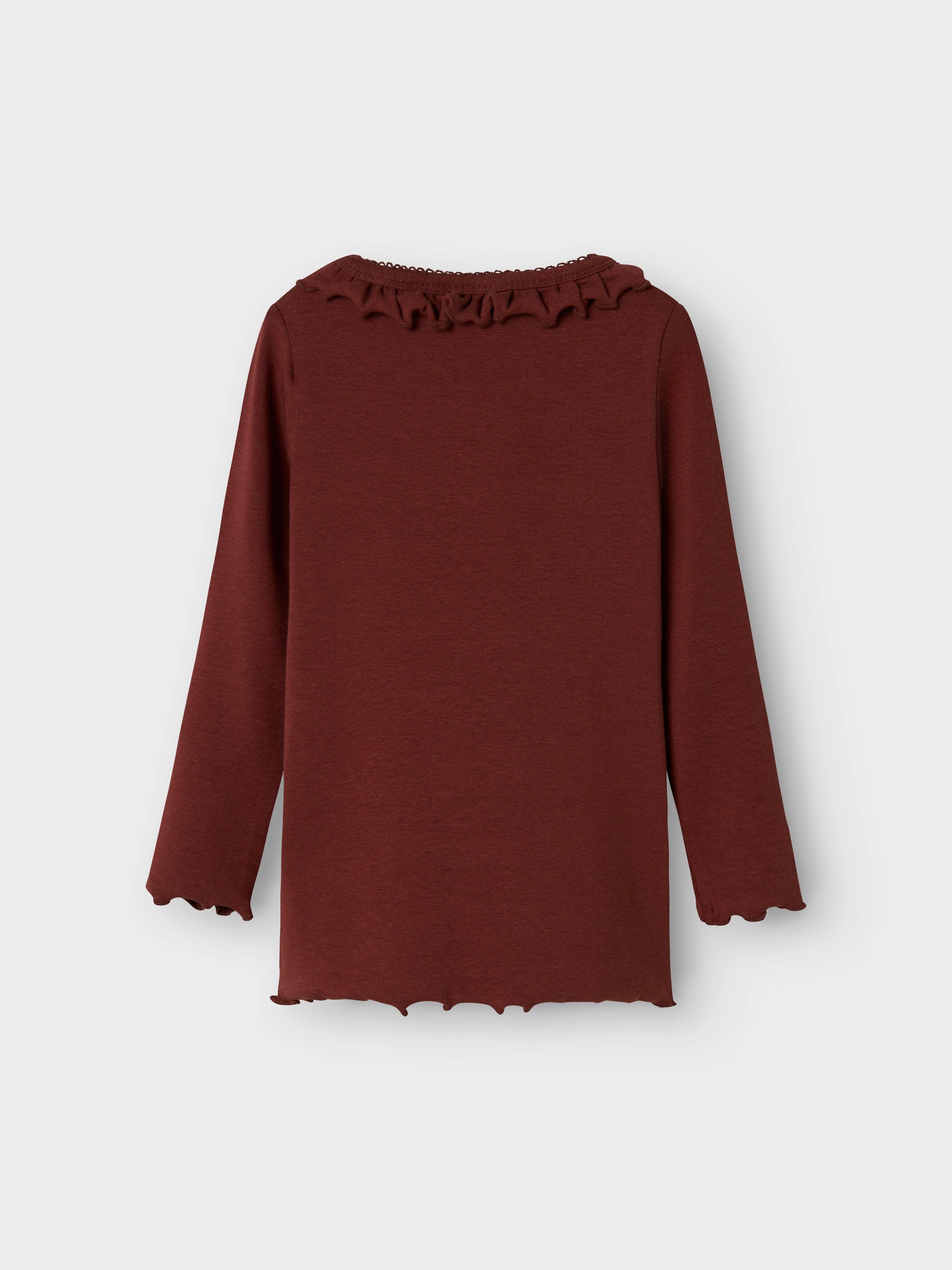 Lil Atelier Gayo Koj Slim Top - Hot Chocolate