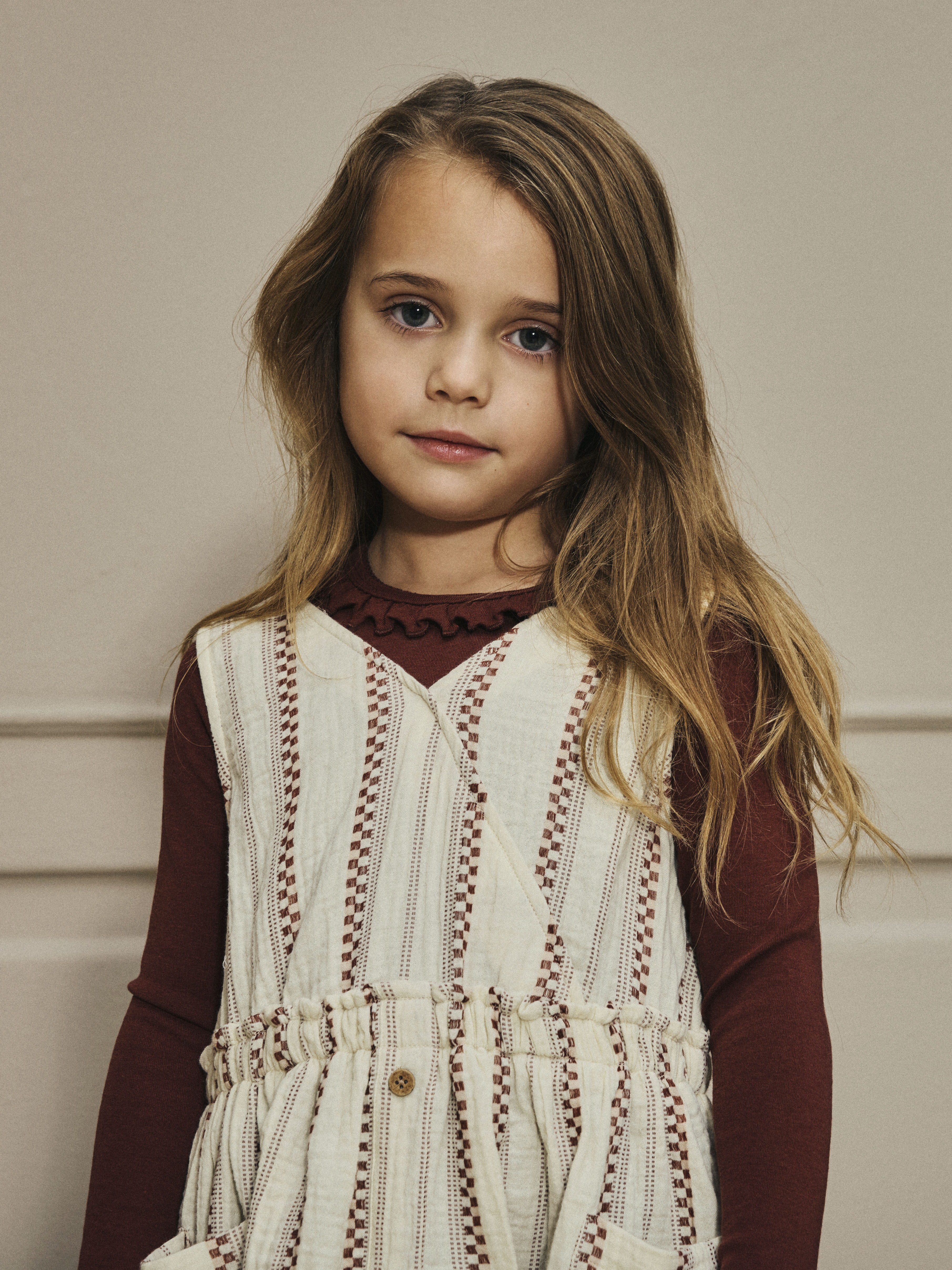 Lil Atelier Gayo Koj Slim Top - Hot Chocolate