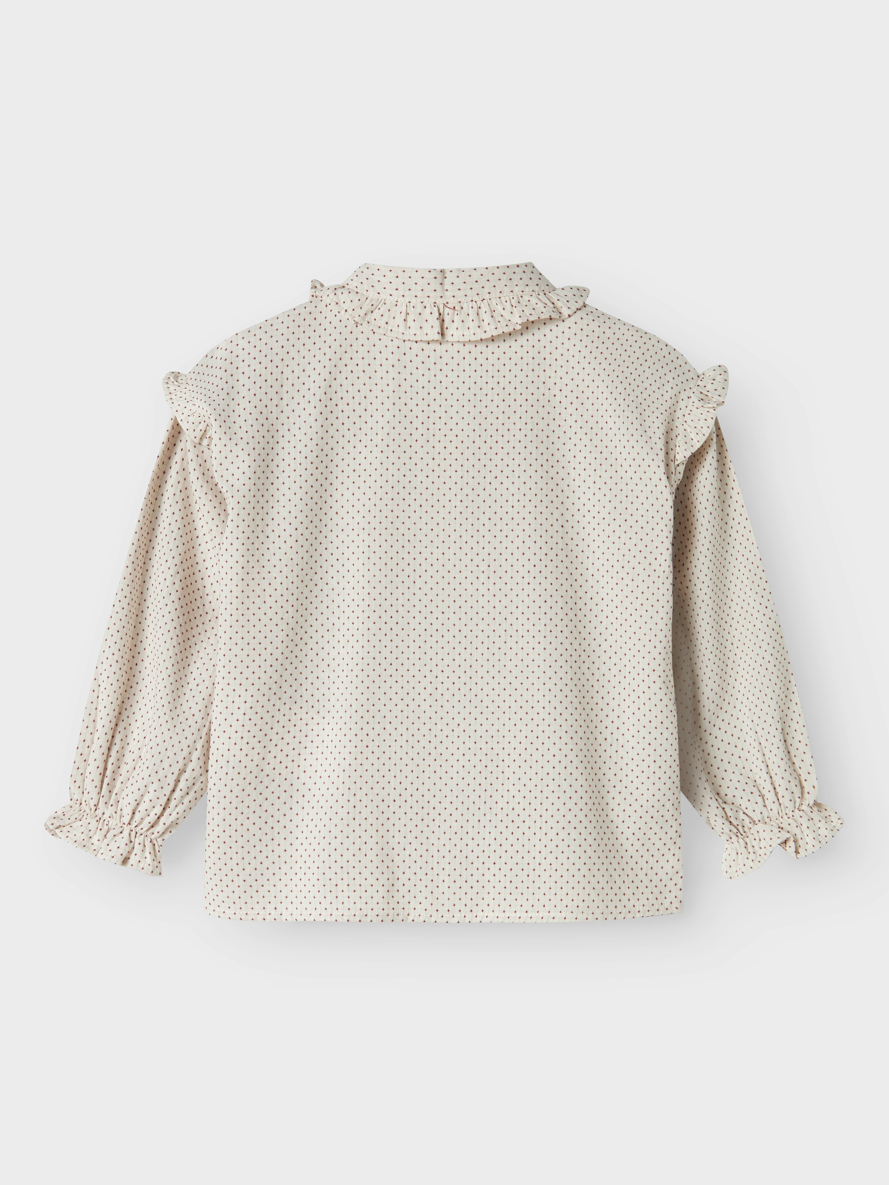 Lil Atelier Olena Loose Shirt - Pastel Parchment