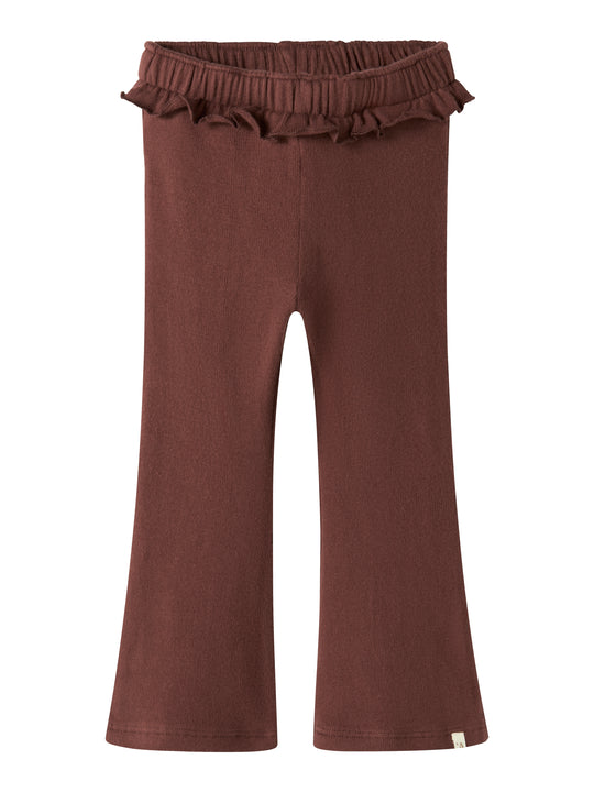 Lil Atelier Thora Hun Bootcut Pants - Hot Chocolate